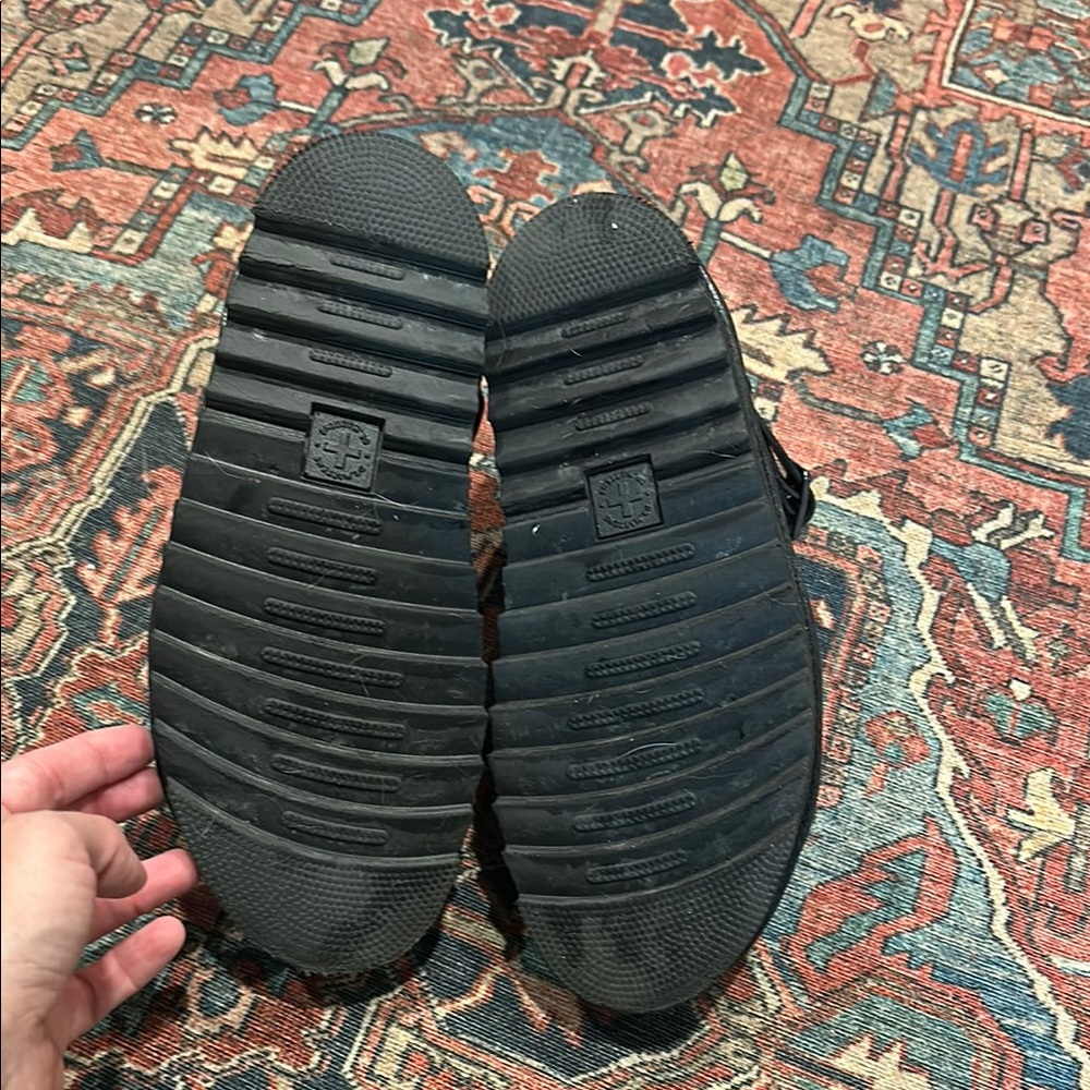 Dr. Martens Blaire Black Leather Sandals - Picture 3 of 6